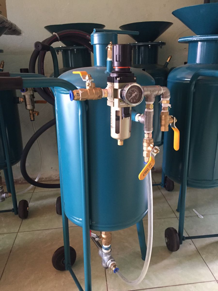 cối phun bi 30L, 50L, 100L, 200L, 300L