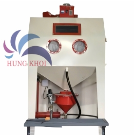 Máy phun cát áp lực
