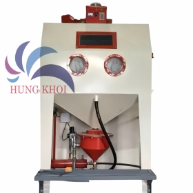 Máy phun cát áp lực