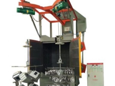 Hiệu quả làm sạch bề mặt với máy phun bi dạng treo 2 đầu phun