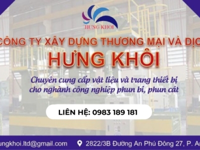 Công Ty Sản Xuất Máy Phun Cát Việt Nam Uy Tín Nhất