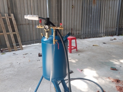 Cối phun bi 30L, 50L, 100L, 200L, 300L chất lượng cao, giá tốt