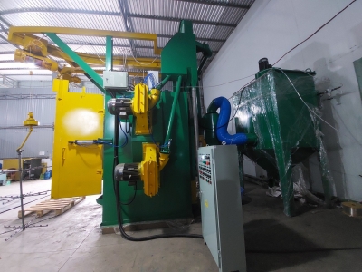 Máy phun bi làm sạch bề mặt kim loại chính hãng, giá tốt