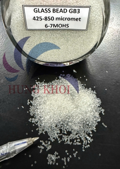 hạt phun bi thủy tinh